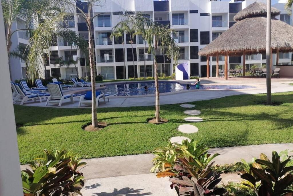 Departamento De Lujo En Manzanillo, Planta Baja Frente A La Alberca Daire Dış mekan fotoğraf