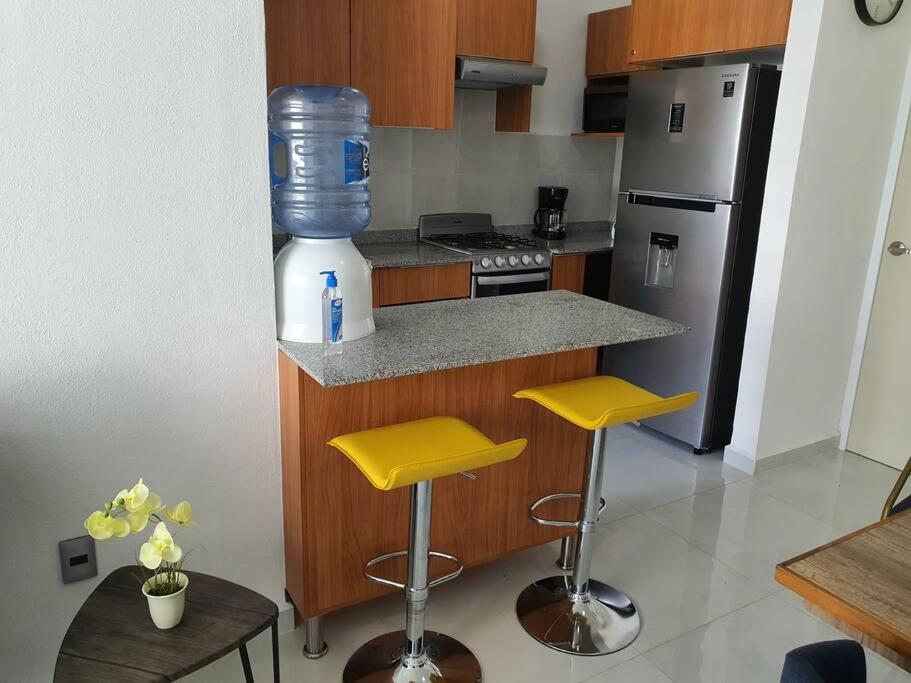 Departamento De Lujo En Manzanillo, Planta Baja Frente A La Alberca Daire Dış mekan fotoğraf