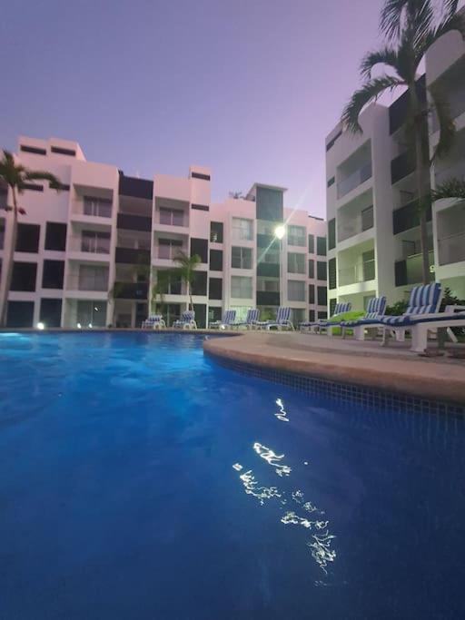 Departamento De Lujo En Manzanillo, Planta Baja Frente A La Alberca Daire Dış mekan fotoğraf